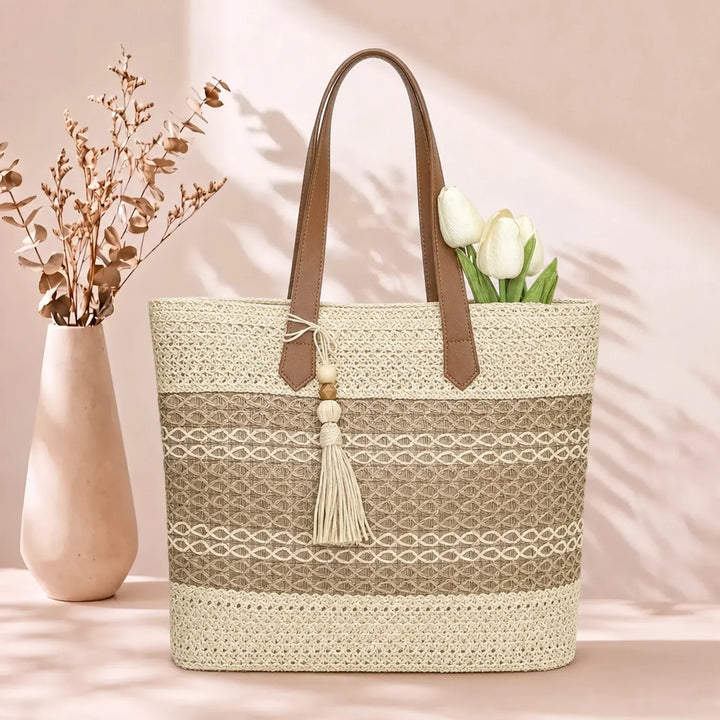 MIRA | BOHO TASSEL TOTE