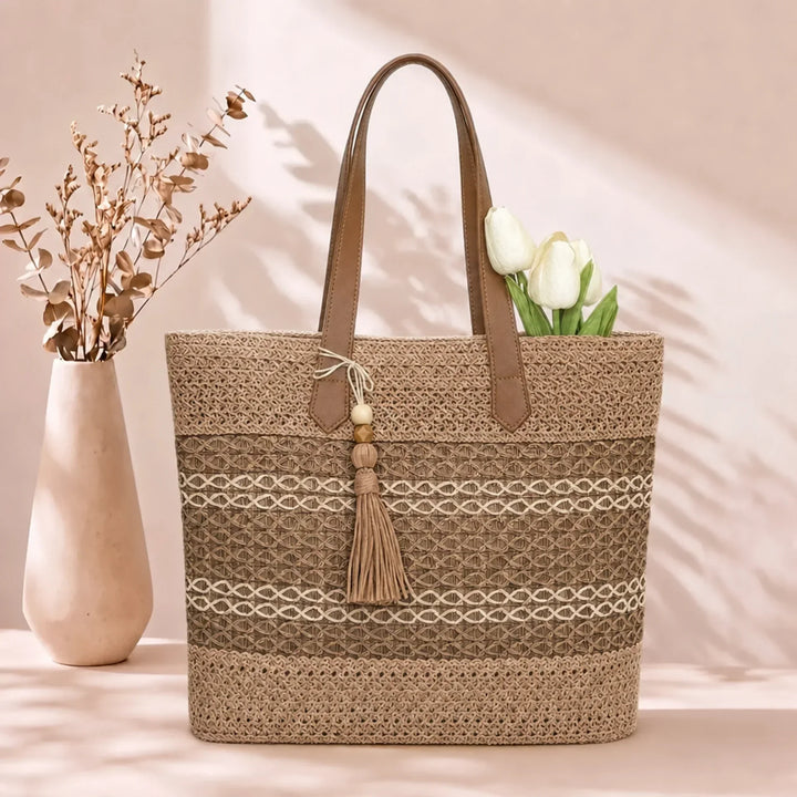 MIRA | BOHO TASSEL TOTE