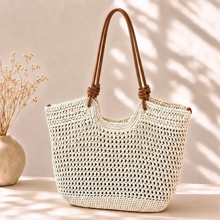 MAREN | CROCHET BEACH TOTE