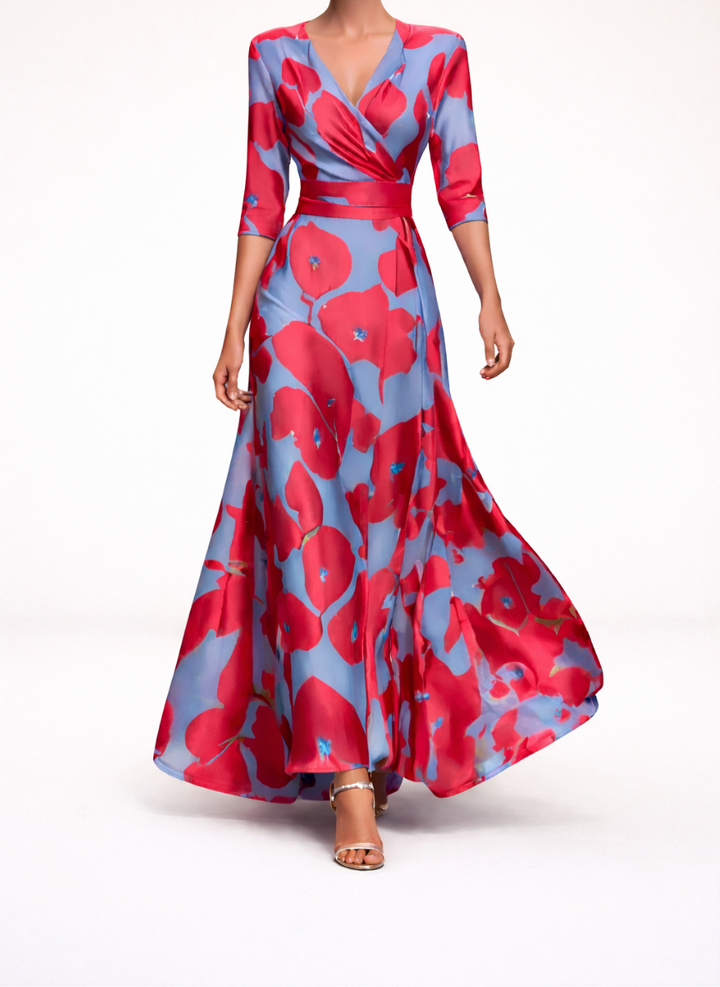 AURORA | COMFORTABLE DAILY V-NECK DRESS