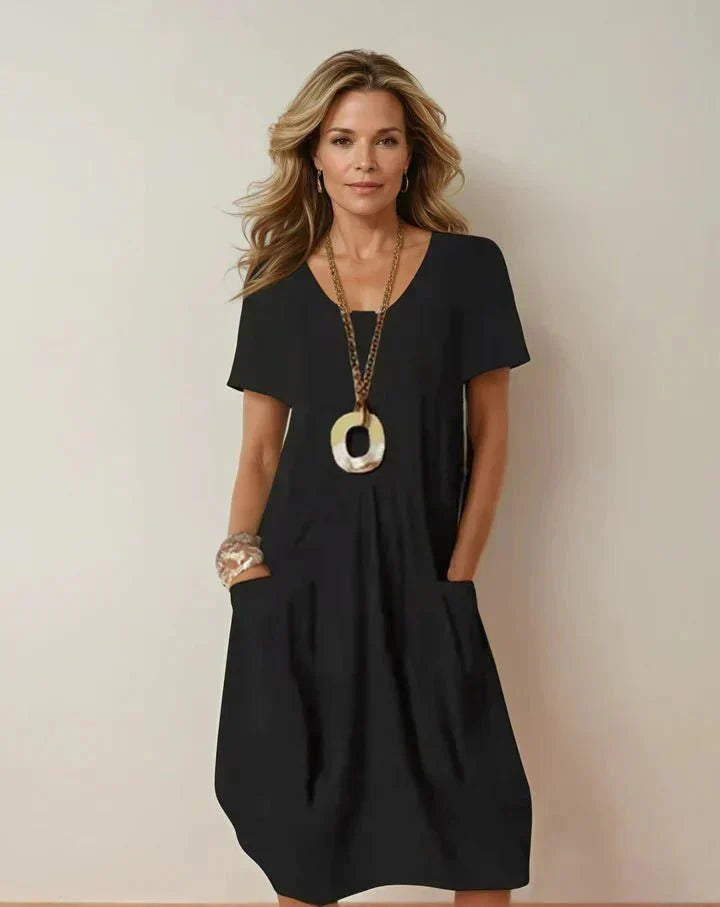 ORIANE | POCKET COCOON DRESS
