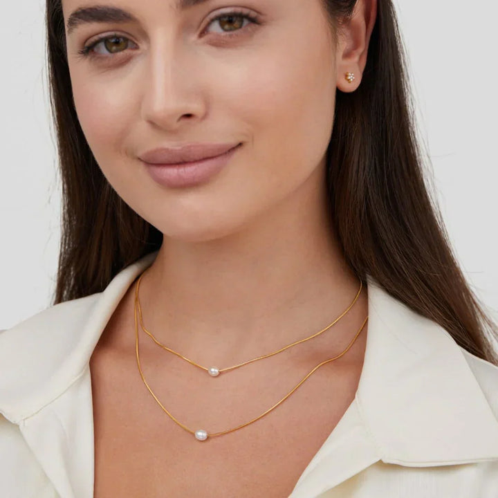 BRIONY | SOPHISTICATED LAYERED PEARL NECKLACE