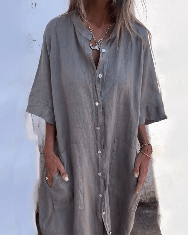 ANNA | BREEZY SHIRT DRESS