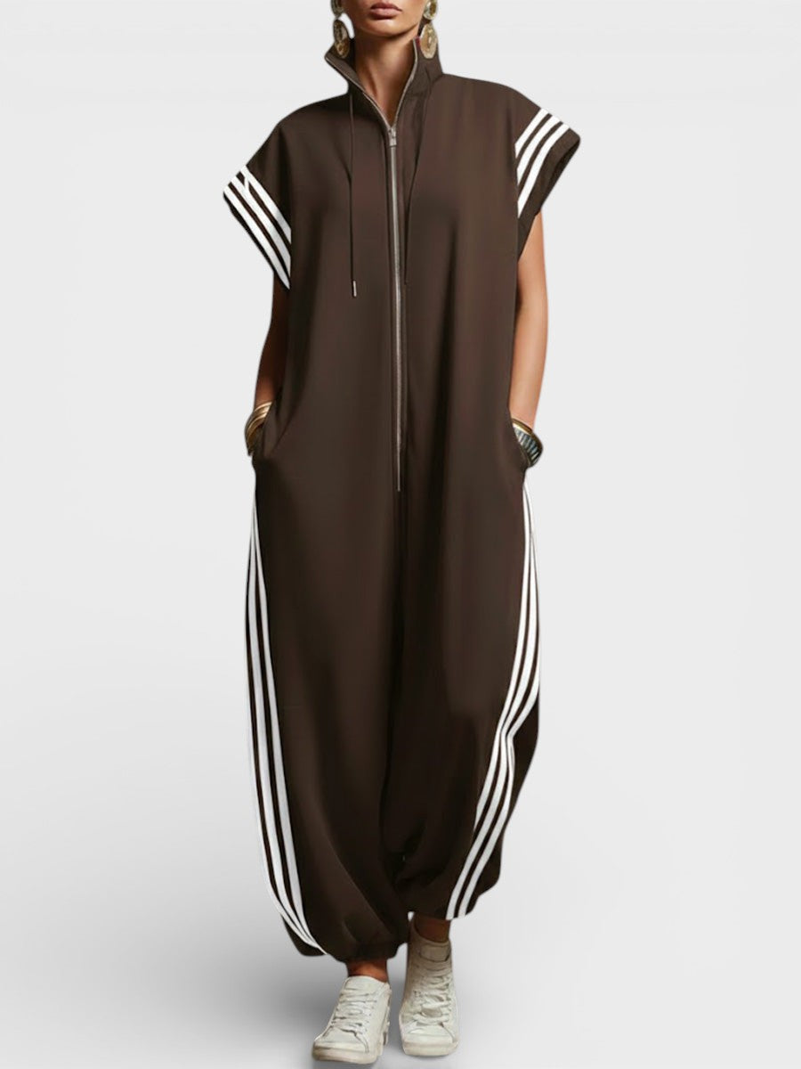 DOLORES | ZIP NECK JUMPSUIT