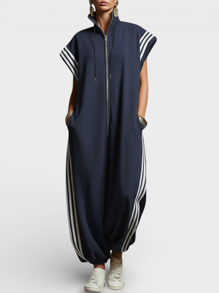 DOLORES | ZIP NECK JUMPSUIT