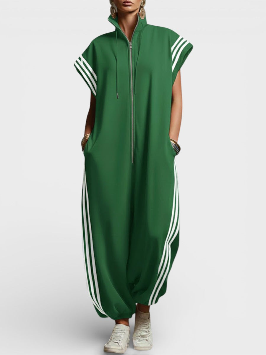 DOLORES | ZIP NECK JUMPSUIT