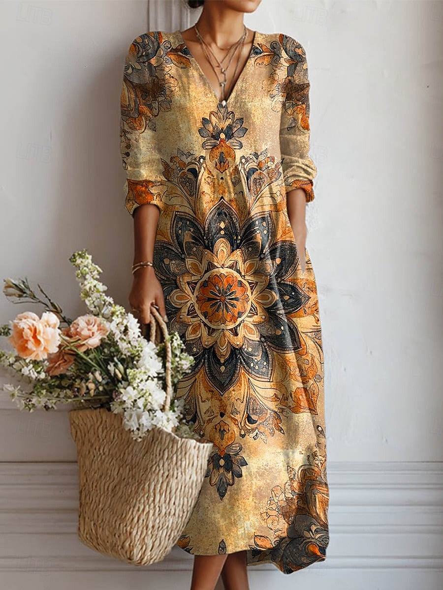 DORA | MUSTARD EVERYDAY COMFORT DRESS