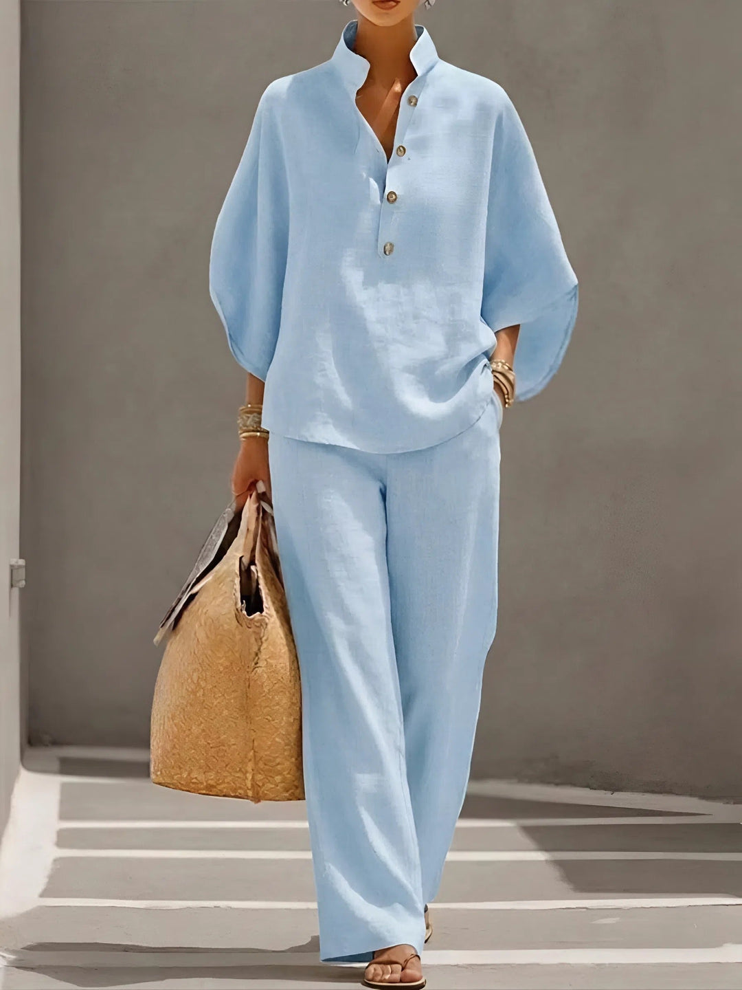 CLAIRE | LINEN TWO-PIECE SET