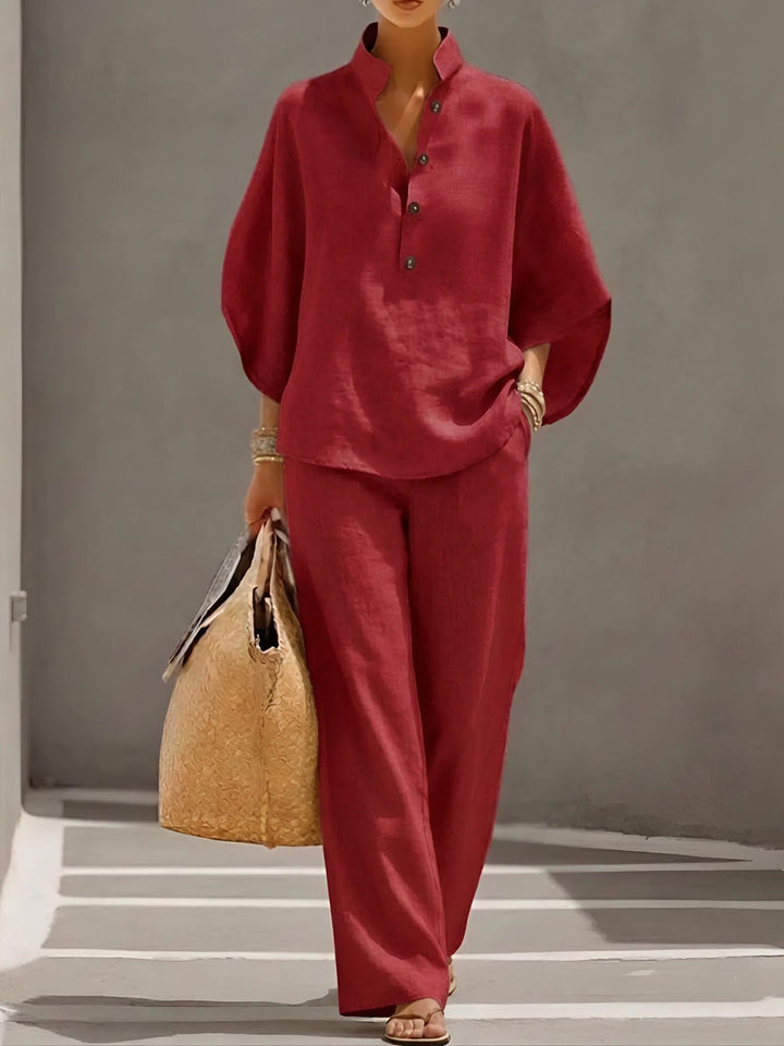 CLAIRE | LINEN TWO-PIECE SET