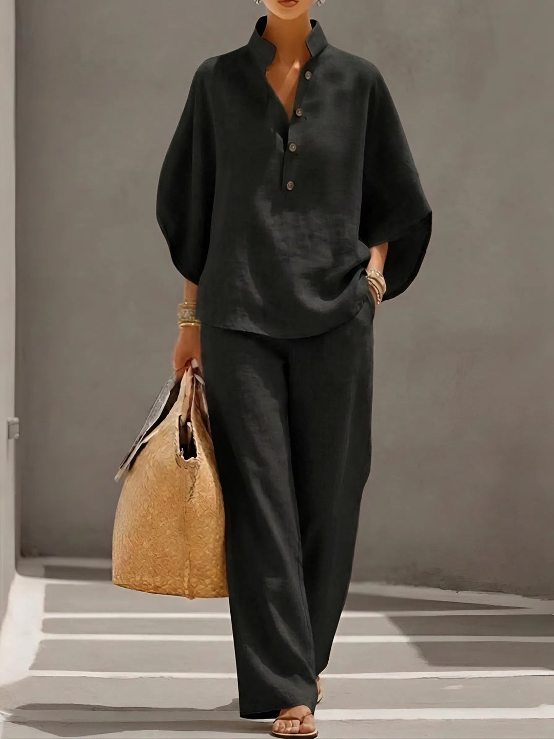 CLAIRE | LINEN TWO-PIECE SET