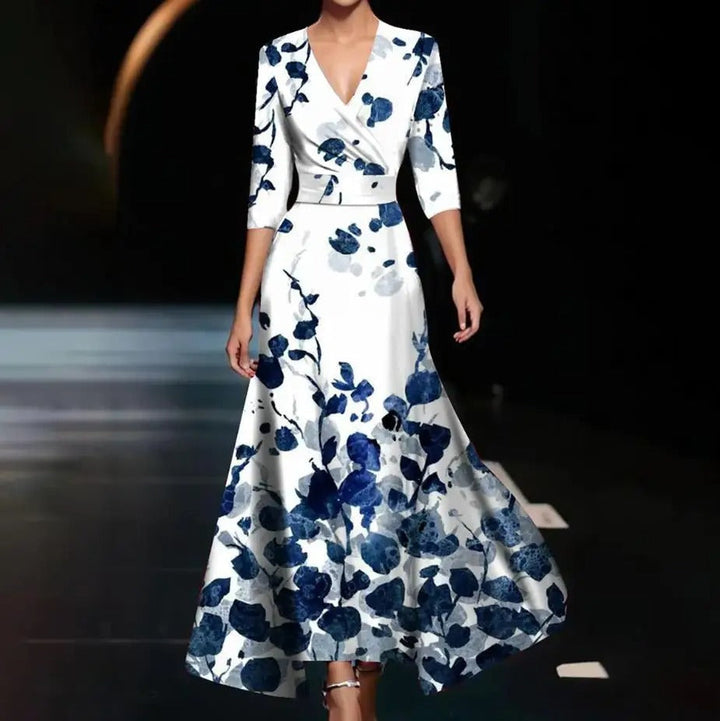 ARIA | CHIC DRESS WITH FLORAL PRINT