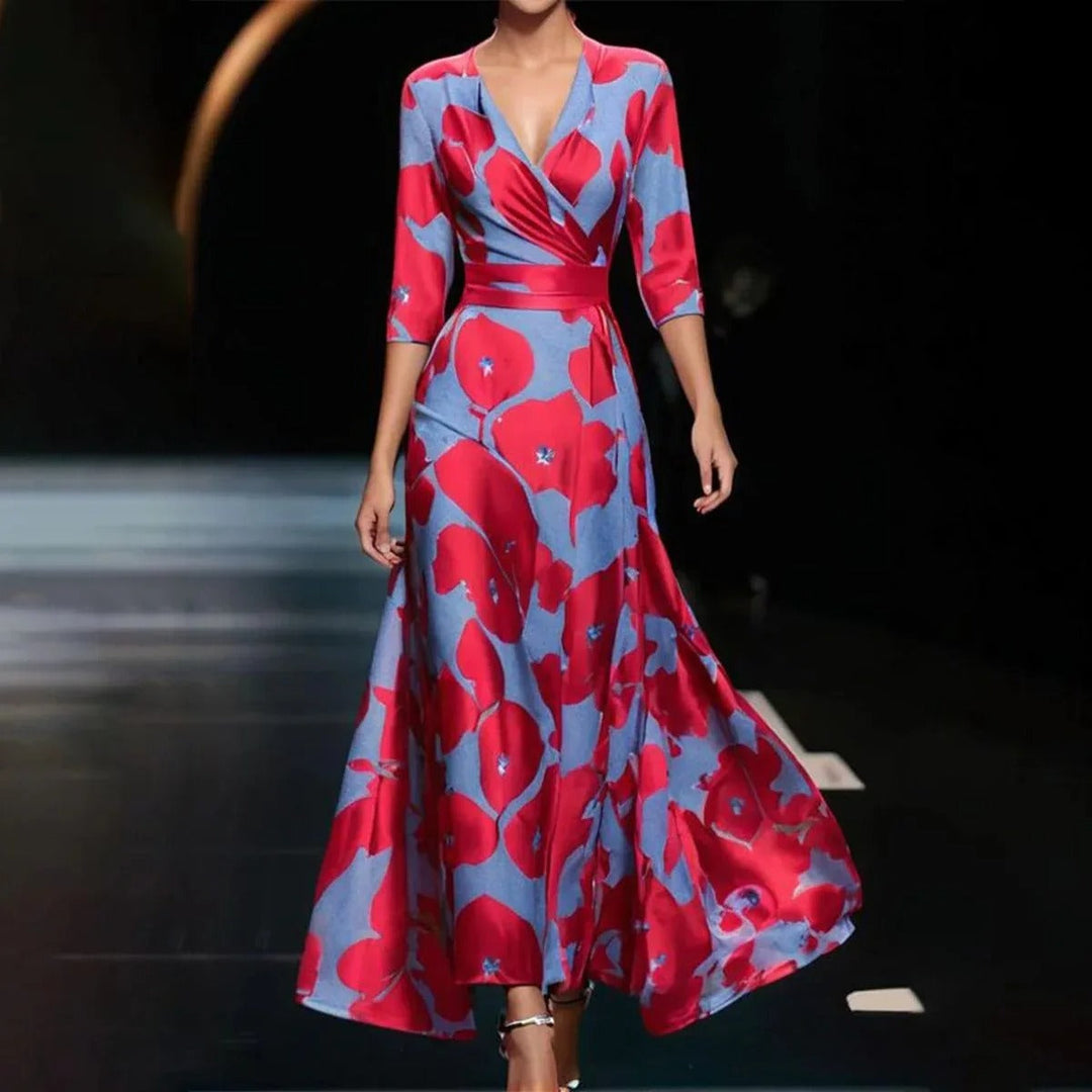 ARIA | CHIC DRESS WITH FLORAL PRINT