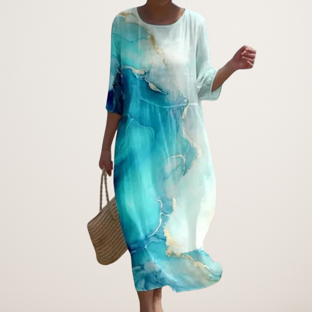 CLARICE | ELEGANT DRESS WITH TUMMY COVERAGE