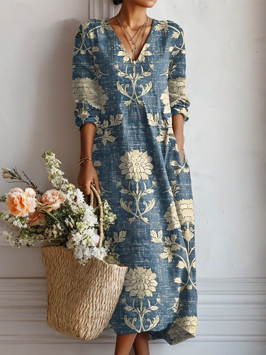 KARIN | BLUE EVERYDAY COMFORT DRESS