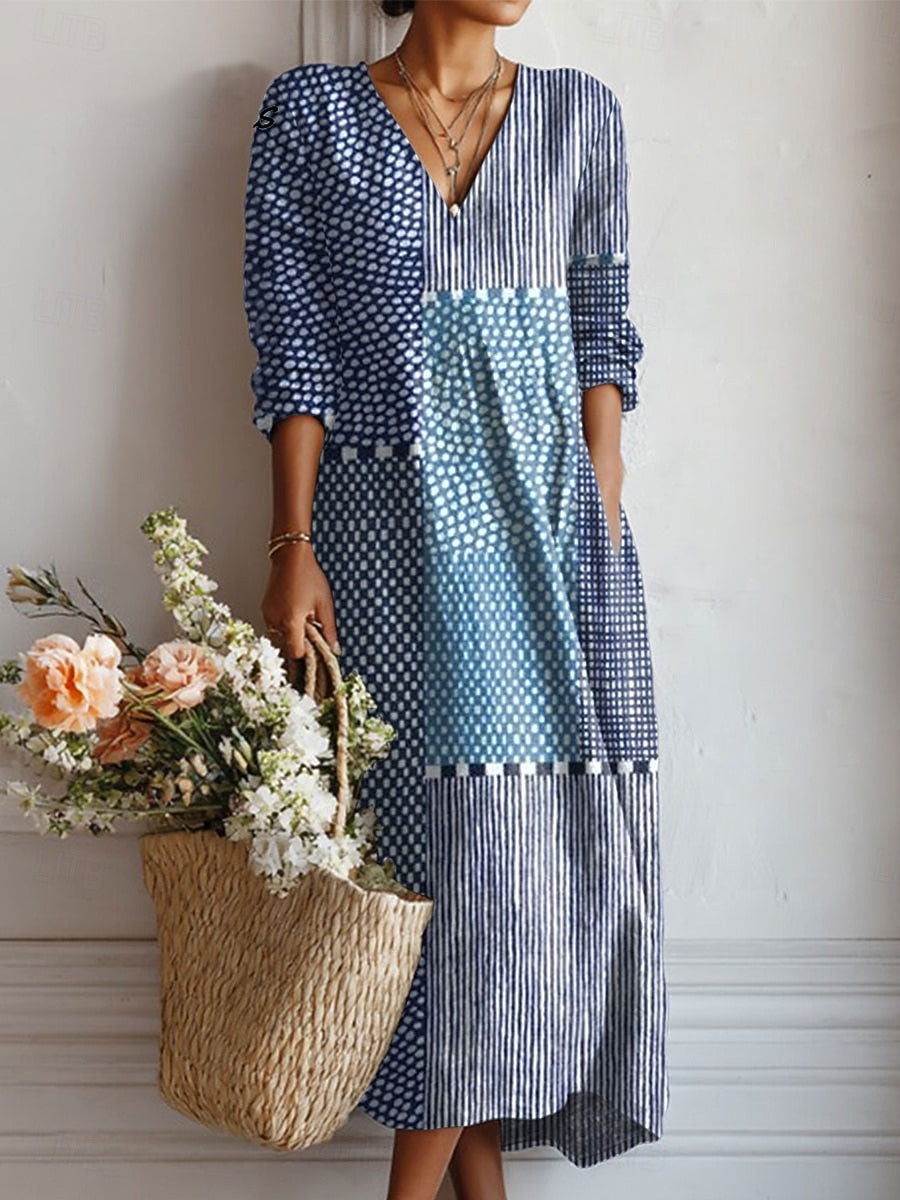 TAYLA | BLUE EVERYDAY COMFORT DRESS
